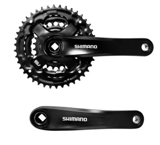 PALANCAS SHIMANO TY-501 TRIPLES - ( 3 X 8 VEL.) ( 170 X 42 X38 X 24 )